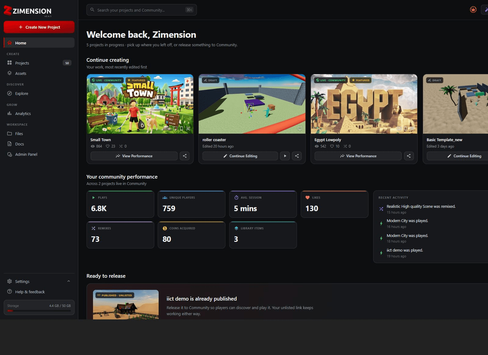 Sidebar Navigation