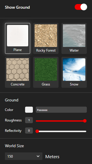Ground Settings