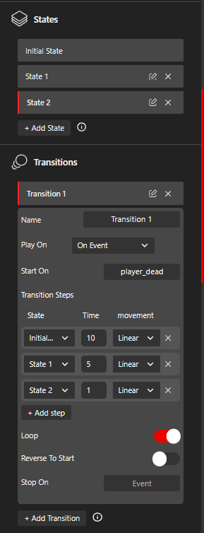 States and Transitions