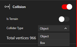 Collision Settings