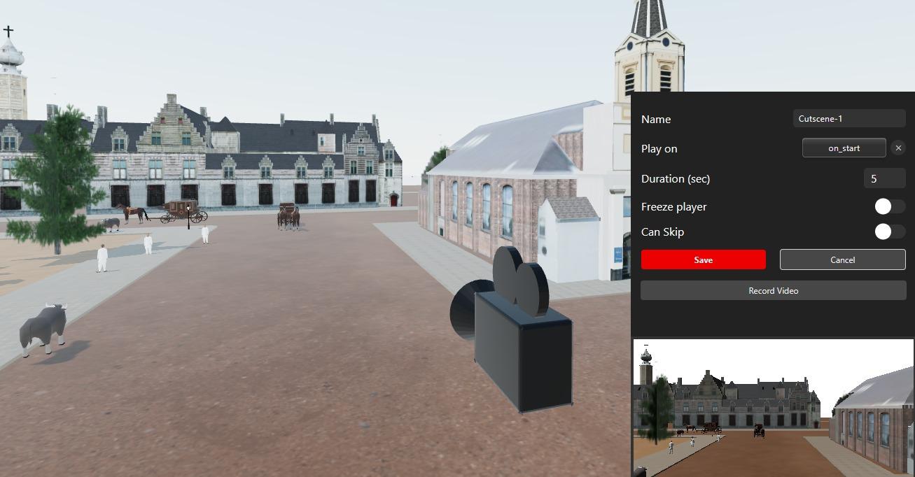 Cutscene editor